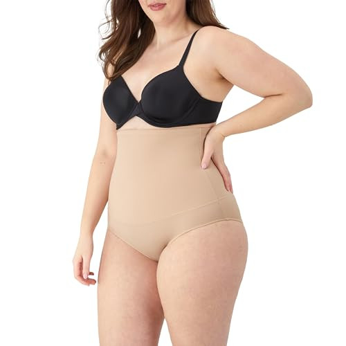 MAIDENFORM WOMEN'S HIGH WAIST SHAPING BRIEF, S - LATTE LIFT New