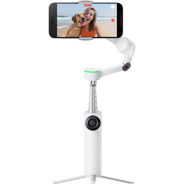 Insta360 Flow 2 Pro 3-Axis AI-Powered Smartphone Gimbal Bundle - Stone Gray