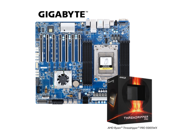 GIGABYTE MC62-G40 AMD Ryzen Threadripper PRO Workstation Board with AMD