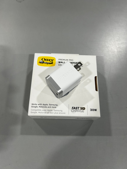OTTERBOX USB-C WALL CHARGER - 30WPREMIUM PRO FAST CHARGE - WHITE