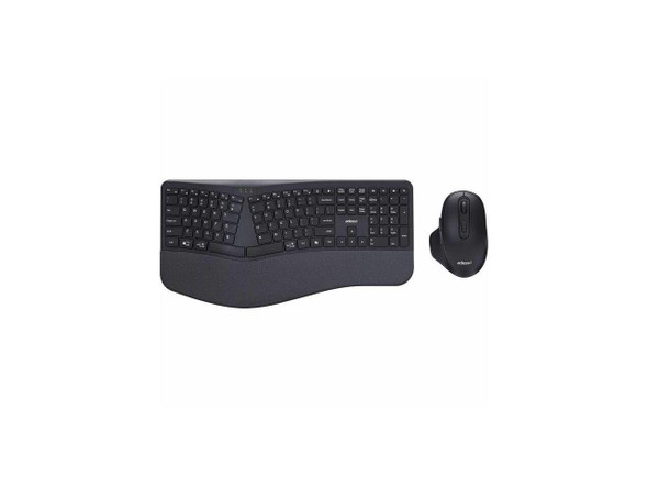 Adesso WKB-7500CB Keyboard & Mouse - USB Type A Membrane/Scissor Wireless RF