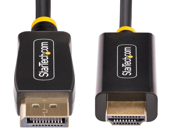 StarTech 3.3ft DisplayPort to HDMI Adapter Cable Black 3F-DP-HDMI-4K60-HDR