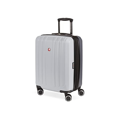SwissGear Duet Expandable Luggage Hard Shell Carry-On Luggage Spinner Wheels New