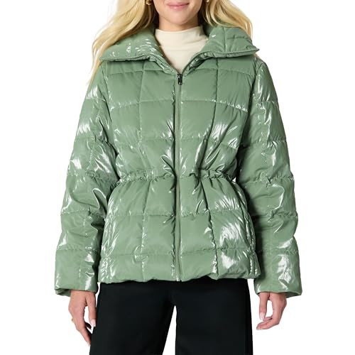 AMAZON ESSENTIALS WOMEN'S OVERSIZED-FIT SQUARE QUILTED PUFFER JACKET - XL New