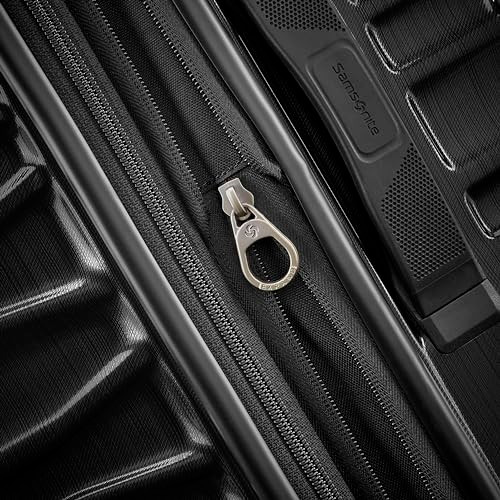 SAMSONITE STRYDE 2 HARDSIDE EXPANDABLE WITH DOUBLE SPINNER WHEELS 2PC - BLACK