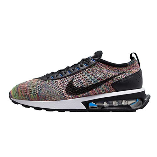 NIKE MEN'S AIRMAX FLYKNIT RACE SIZE MEN 10.5 MULTICOLOR/BLACK/RACER BLUE
