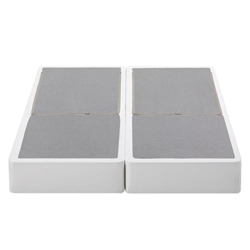 ZINUS SLEEP MASTER 9 INCH HIGH PROFILE BIFOLD BOX SPRING, QUEEN - WHITE