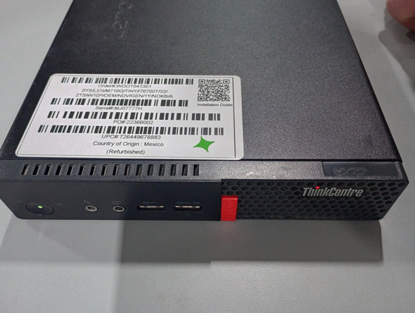 LENOVO THINKCENTRE M710Q TINY DESKTOP I7 6700T 32GB 2TB SSD WINDOWS 11 - BLACK