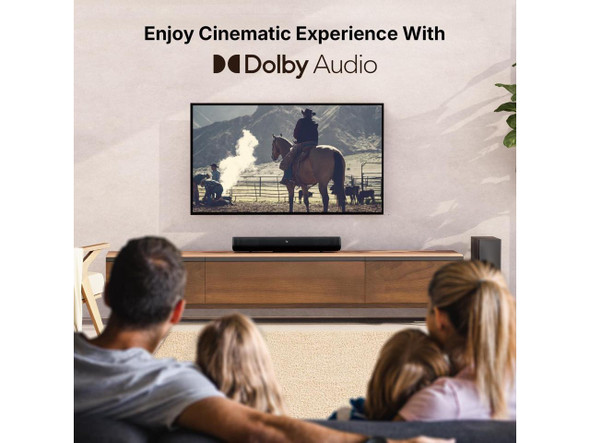 Creative Stage Pro - 2.1 Soundbar with Dolby Audio, HDMI, Bluetooth 5.3, USB