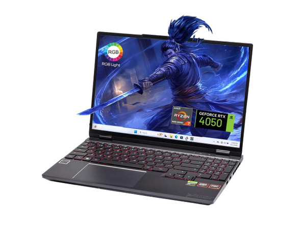 Skytech Gaming Noir 15.3"240Hz- AMD Ryzen 7 8745H(4.9GHz Turbo Boost), NVIDIA