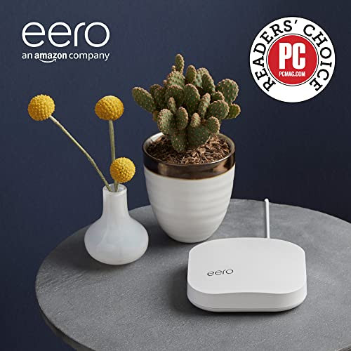Eero Mesh WiFi System, 1 Eero + 1 Eero Beacon, M010201, 2nd Gen, White