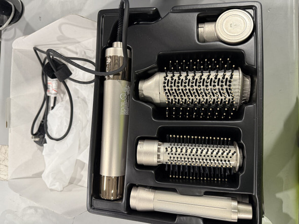 MESCOMB 5-IN-1 HOT AIR STYLER HAIR DRYER AUTO WRAP CURLERS VOLUM - CHAMPAGNE