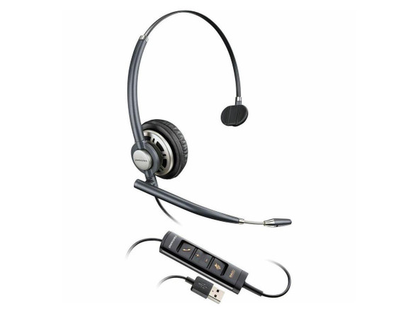 Poly EncorePro 715 USB-A Monoaural Headset TAA - Mono - USB Type A - Wired - 150