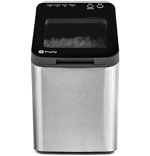 GE PROFILE OPAL 1.0 NUGGET ICE MAKER COUNTERTOP PEBBLE ICE MAKER STAINLESS STEEL New