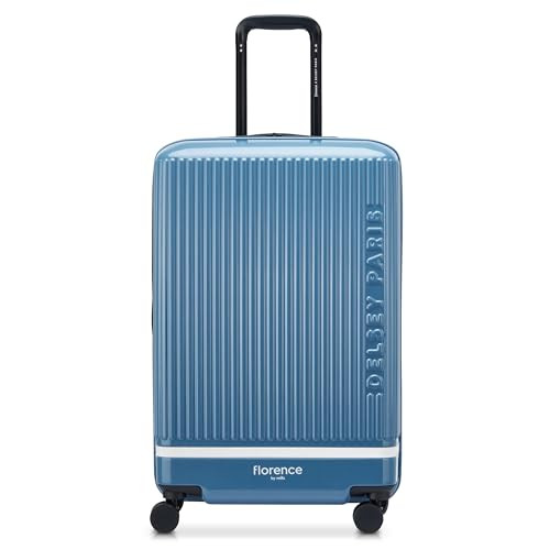 FLORENCE BY MILLS CHECKED-MEDIUM LUGGAGE 24 Inch - ZINC BLUE New