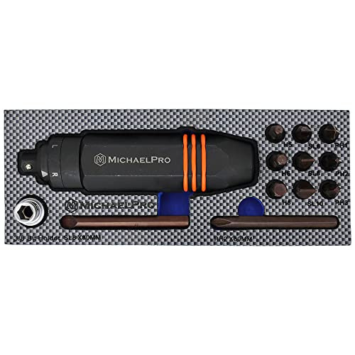 MichaelPro 1/2 Inch Drive Manual Impact Driver Set, Includes 11 Bits