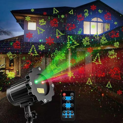 ECOHDT Brighter Christmas Projector Lights Outdoor, Light Projector, Holiday