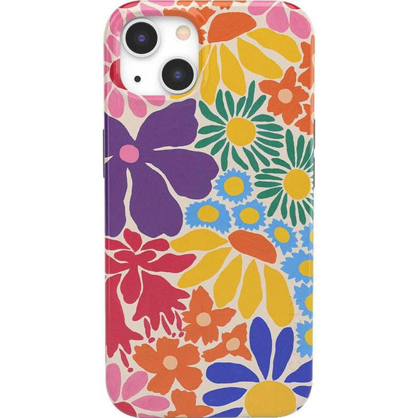 CASELY FLOWER PATCH CASE CLASSIC DESIGN MAGSAFE IPHONE 13 - MULTICOLOR