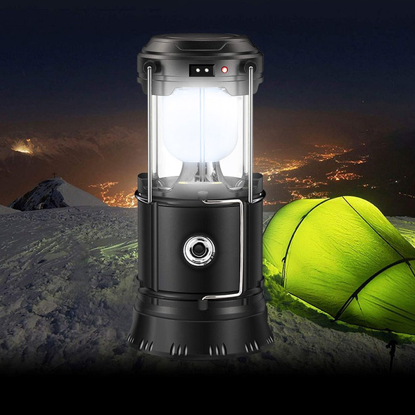 TNYZEO LED CAMPING LANTERN LED LANTERNS SUITABLE SURVIVAL KITS HURRICANE - BLACK