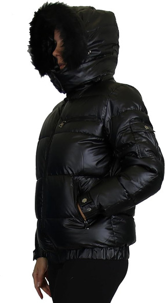 GALAXY BY HARVIC HEAVYWEIGHT PUFFER QUILTED LINED PARKA JACKET - WOMEN XL OLIVE New