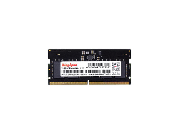 KingSpec 32GB 262-Pin DDR5 SO-DIMM Laptop RAM 4800 (PC5 38400) Notebook Memory