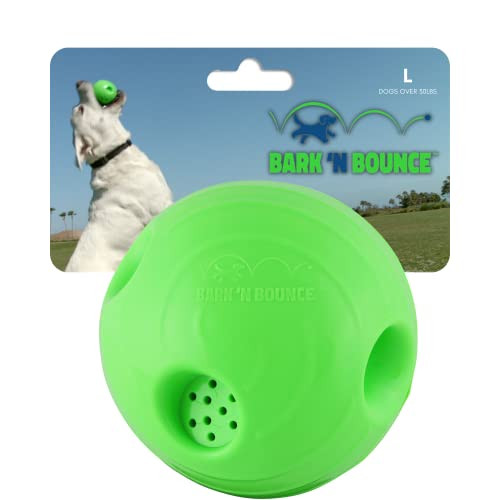 Mistic Cool BARK N BOUNCE INTERACTIVE DOG TOYS LARGE DOGS Bouncing Ball 6.5"
