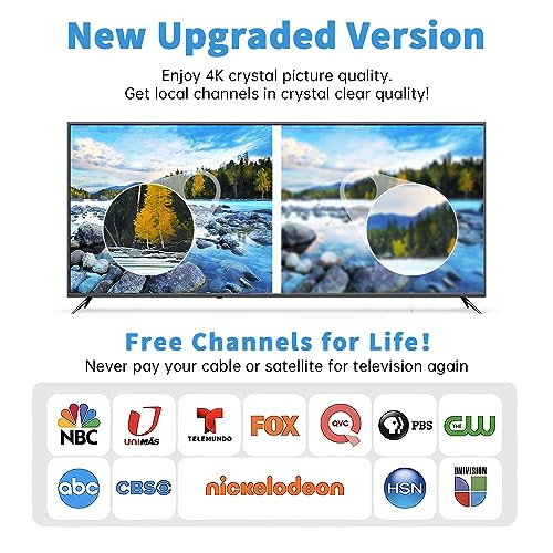 Updated 2024 Version Amplified HD Digital TV Antenna Long 680 Miles Range