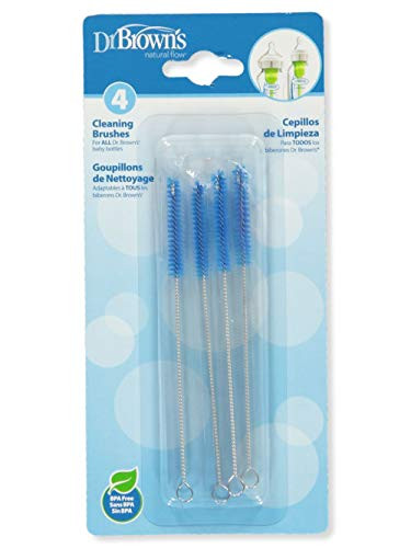 Dr. Brown's Natural Flow Cleaning Brush- Assorted Color(4-Count/Single Pack) New