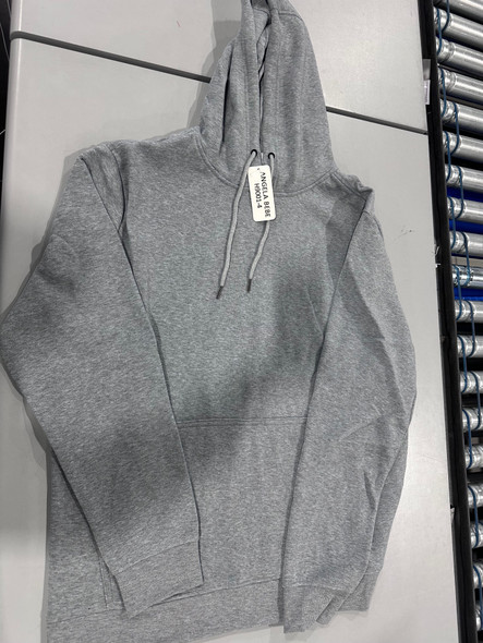 ANGELA BEBE WOMENS HOODIE LONG SLEEVE - SIZE: WOMEN XL - GRAY New