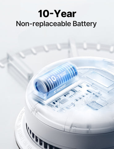 X-SENSE SC07 STANDALONE SMOKE AND CO ALARM - 1-PACK - WHITE