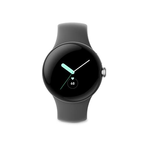 Google Pixel Watch with Fitbit Activity Tracking, GQF4C - Steel Charcoal
