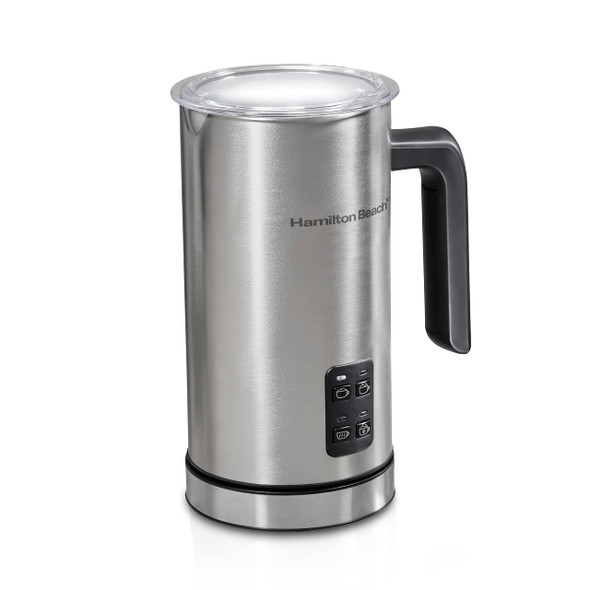 Hamilton Beach Electric Milk Frother Warmer Automatic Warm Cold Foam 43565C