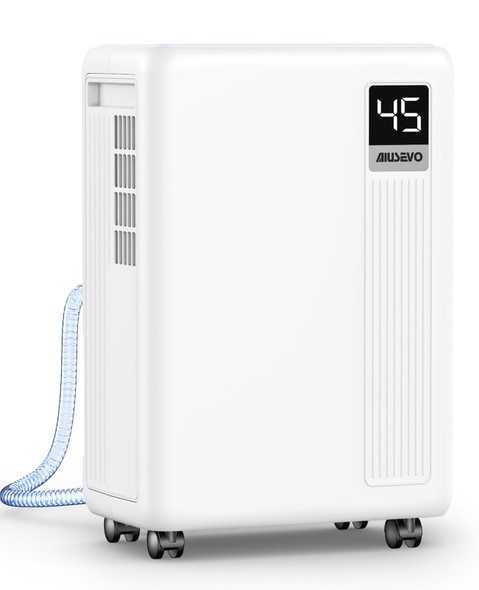 AIUSEVO 30 PINT DEHUMIDIFIER FOR BASEMENT, 2500 SQ. FT, 0.52 GAL, AS300 - WHITE