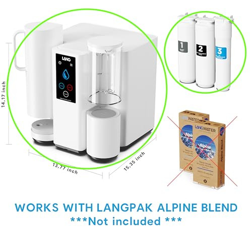 LANGWATER THE WELL REVERSE OSMOSIS WATER FILTRATION SYSTEM - COUNTERTOP