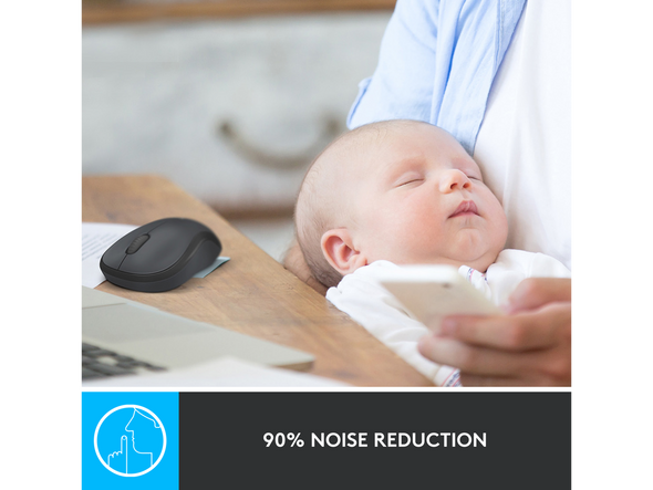 Logitech - M220 SILENT Wireless Optical Ambidextrous Mouse - Wireless - Rose