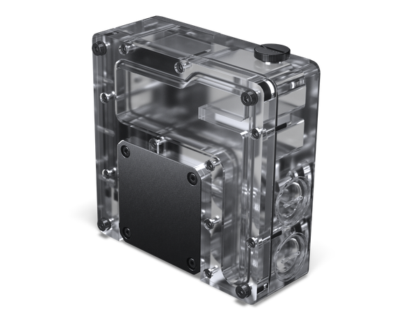 Phanteks Glacier EZ-Fit 120RES-DDC Body, Compact Reservoir for DDC Pump,