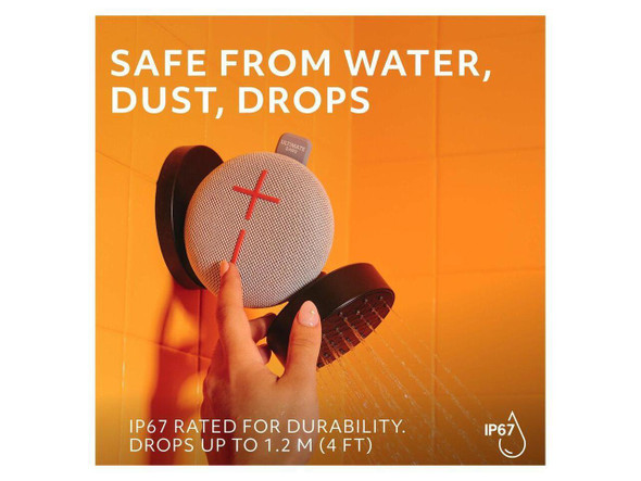 Ultimate Ears MINIROLL Ultra-Portable Waterproof Bluetooth Speaker, Big Bass,