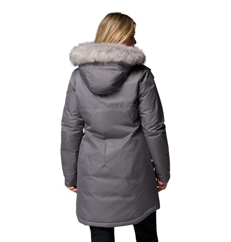 179975 COLUMBIA WOMEN’S SUTTLE MOUNTAIN LONG INSULATED JACKET CITY GRAY SMALL New
