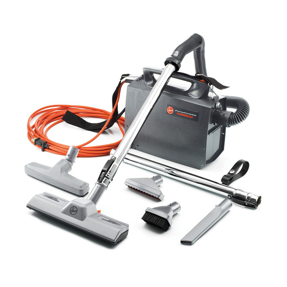 HOOVER COMMERCIAL PORTAPOWER LIGHTWEIGHT CANISTER VACUUM, CH30000HD - GRAY