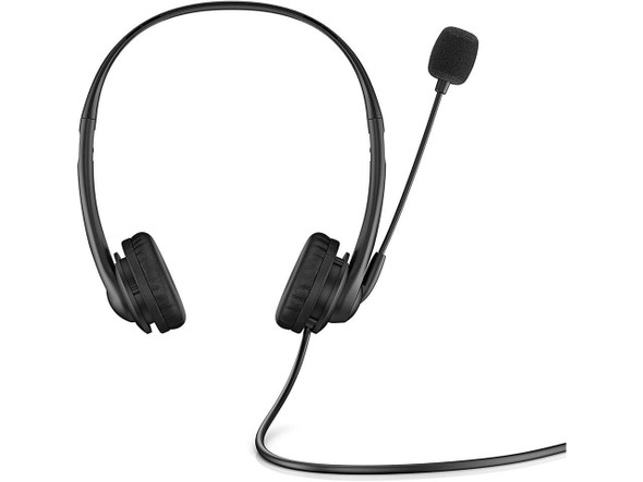 HP Stereo USB Headset G2 - Wired USB-A Headset - Black - 428H5AA