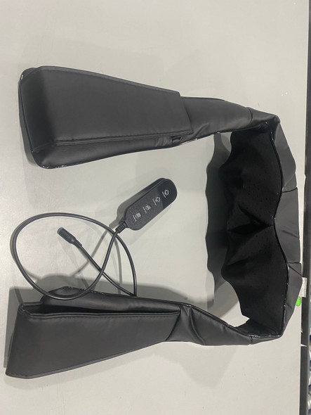 GENERIC SHIATSU NECK , SHOULDER MASSAGER - BACK MASSAGER WITH HEAT - BLACK