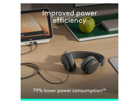 Logitech Zone Wired 2 for Business - Noise-Canceling Headset with Adaptive