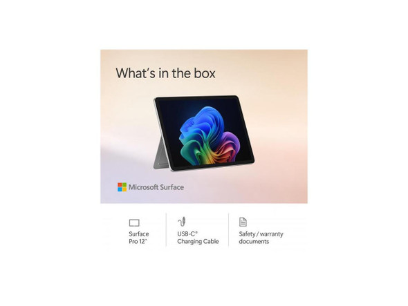 Microsoft 12" Surface Pro Copilot+ PC, Snapdragon X Plus 8-Core, 16GB RAM, 512GB