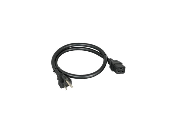 Nippon Labs 12 AWG AC Power Cord NEMA 6-20P to C19, SJT, 20A/250V, NEMA 6-20P to