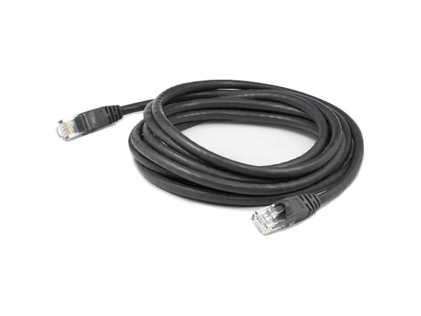 AddOn 3ft Black CAT 6 PVC Ethernet Cable Snagless Bubble Boot RJ-45 M/M