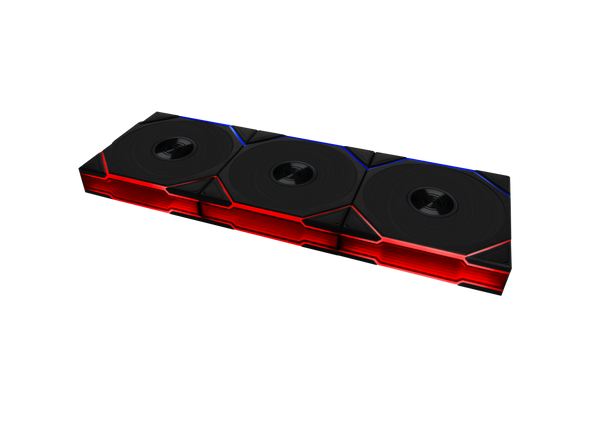 Lian Li UNI Fan TL 120 Wireless - Triple Pack (Reverse Blade) - 2.4 GHz Wireless