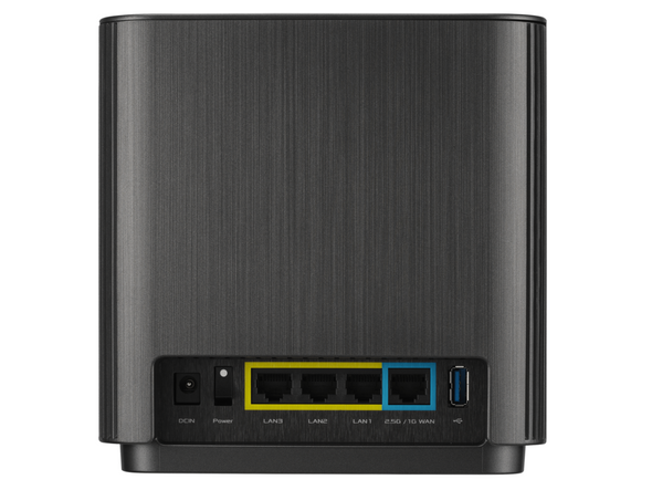 ASUS ZenWiFi XT9 AX7800 Tri-Band WiFi6 Mesh WiFiSystem (2Pack), 802.11ax, up to