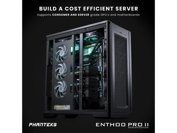 Phanteks Enthoo Pro 2 Server Edition – SSI-EEB Motherboard support, 11-PCI