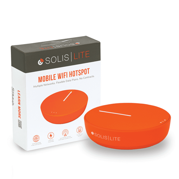 Simo Solis Lite Mobile Wi-Fi Hotspot with Lifetime Data - HS610000