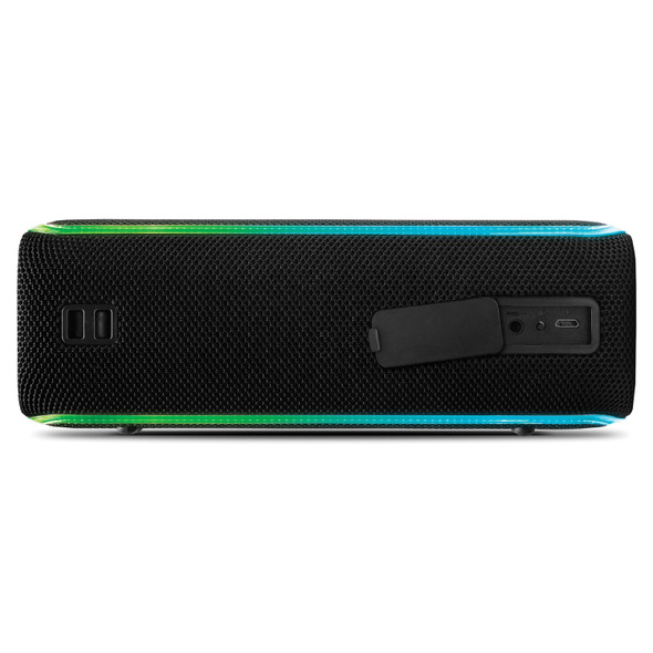 ION Slam Jam Weatherproof Bluetooth Speaker with Drum Sound Effects, Black